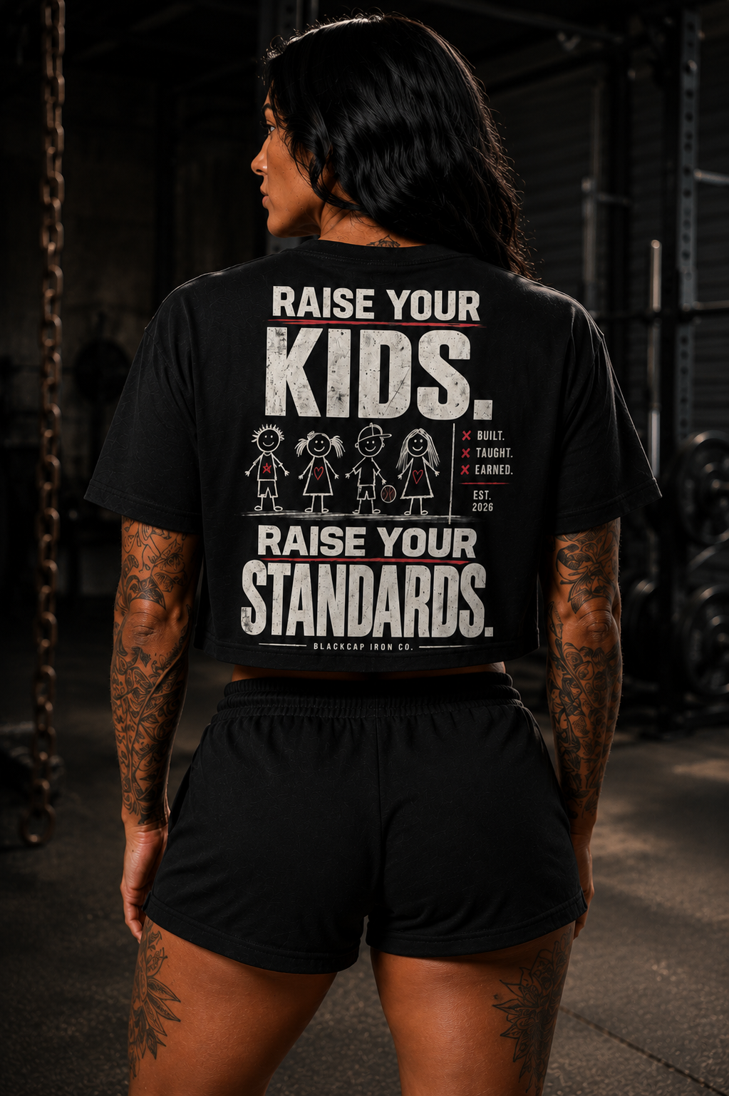 Raise Your Kids Crop Tee