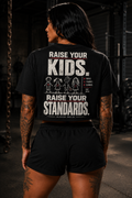 Raise Your Kids Crop Tee